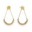 Syna Mogul Pearl & Diamond Earrings Fashion