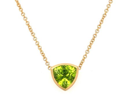 Kimberly Collins Triangular Peridot Pendant Sale