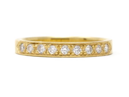 Jennifer Dawes Classic Milgrain Diamond Band 3 4 Discount