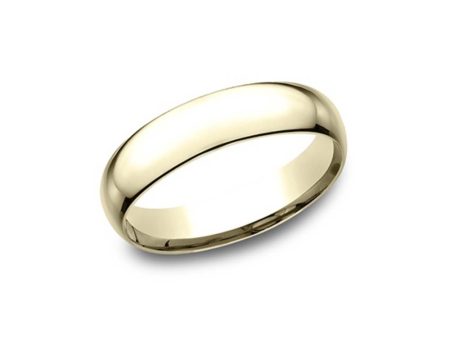 Benchmark 5mm Simple Yellow Gold Band Online Sale