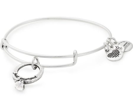 Just Engaged Charm Bangle Online Hot Sale