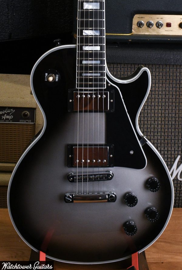 2014 Gibson Custom Shop Les Paul Custom Silver Burst on Sale