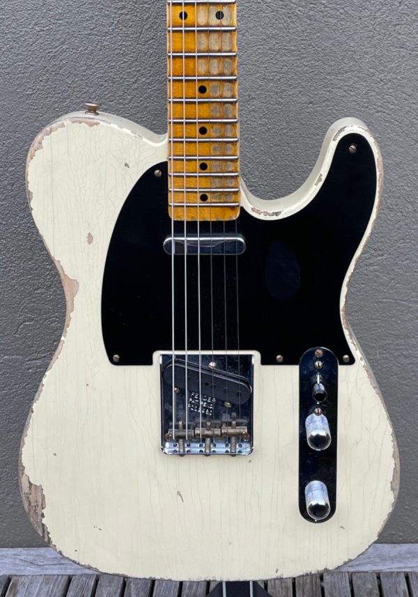 2021 Fender Custom Shop 1952 Telecaster Heavy Relic Vintage White Blonde Online now