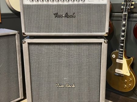 2020 Two Rock Silver Sterling Signature 150 Watt Head & 2x12 Cabinet Grey Suede For Discount