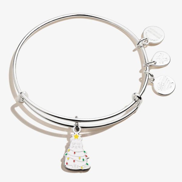 Holiday Cat Charm Bangle, Color Sale