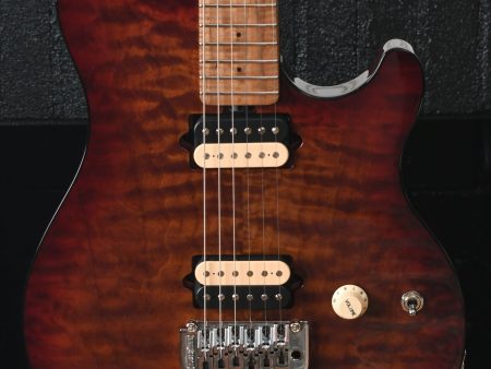 Ernie Ball Music Man Axis Roasted Amber Quilt Online now