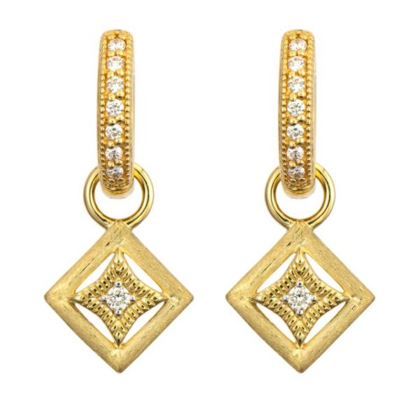 Jude Frances Diamond Kite Earring Charms on Sale