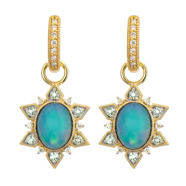 Jude Frances Moroccan Opal Sunburst Earring Charms Online Sale