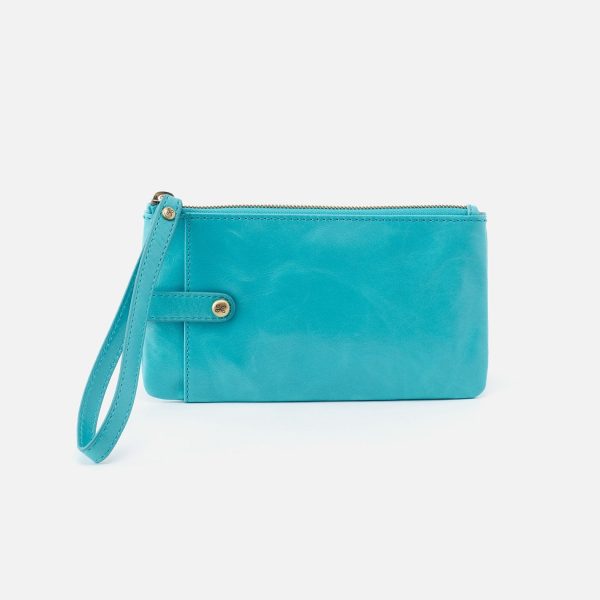 King Wristlet (Aqua) Cheap