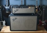 1964 Fender Tremolux Blackface Pre-CBS Vintage Piggyback Amplifier AB763 on Sale