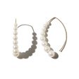 Mizuki Graduated Open Marquis Hoop Earrings on Sale