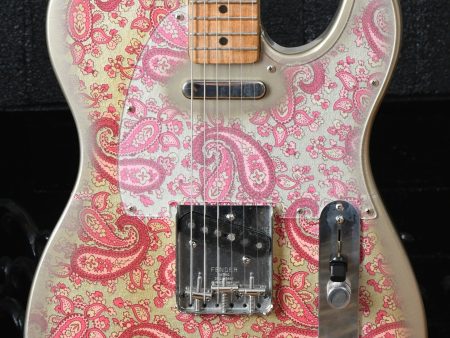 1968 Original Fender Neck Crook Telecaster Aged Gold Paisley Voodoo TE-59 pickups Hot on Sale