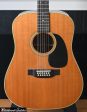 1967 Martin D-28 12 String Conversion Acoustic Natural Cheap