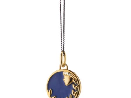 MRK  Virgo  Enamel Vermeil Charm For Discount