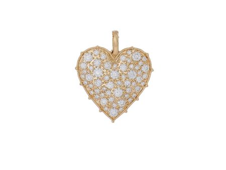 Sethi Couture Confetti Small Heart Diamond Pendant Supply