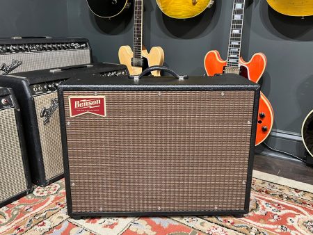 Benson Monarch Reverb 1x12 Combo Black Tolex Oxblood Cloth Discount