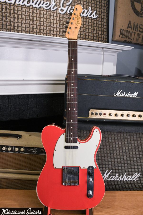 2012 Fender Custom Shop Wildwood 10  62 Telecaster Custom Fiesta Red Abigail Ybarra Hand Wound Discount