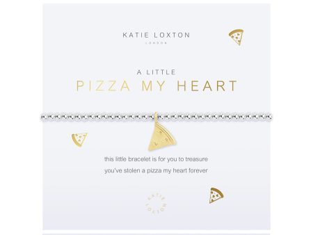 A LITTLE PIZZA MY HEART BRACELET Cheap