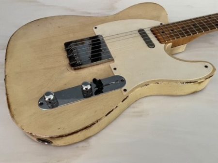 NEW Danocaster Single Cut Whiteguard Aged Blonde Hot on Sale