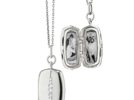 MRK Slim Rectangle  Kate  Locket Necklace Discount