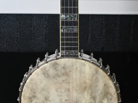 1990 s Unger 5-String Banjo Spun rim from a circa 1895 Fairbanks Special Electric model For Sale