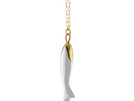 MRK  Perseverance  White Ceramic and 18K Gold Fish Online Sale