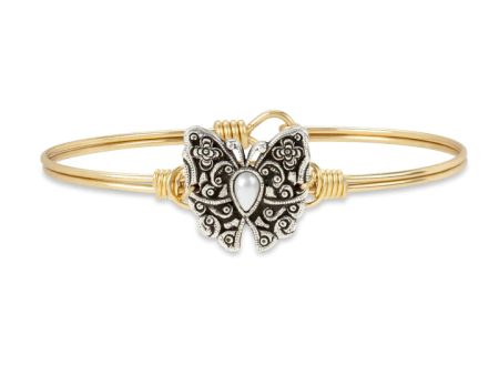 BUTTERFLY BANGLE BRACELET Online now