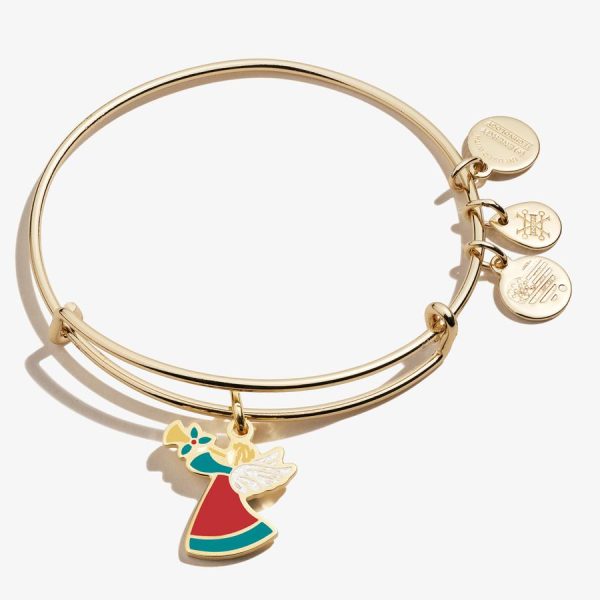 Holiday Angel Charm Bangle, Color Online Hot Sale