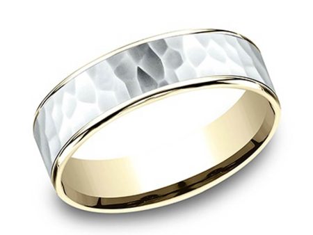 Benchmark 6.5MM Thin Edge Hammered Band Online