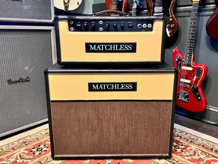 2001 Matchless HC30 & 2x12 Cabinet Black Elk Beige Sale