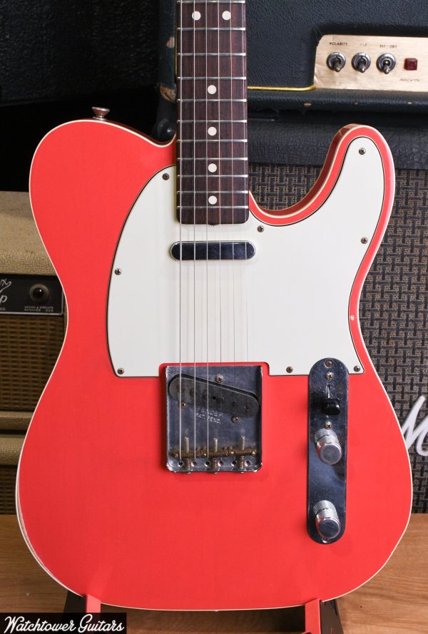 2012 Fender Custom Shop Wildwood 10  62 Telecaster Custom Fiesta Red Abigail Ybarra Hand Wound Discount