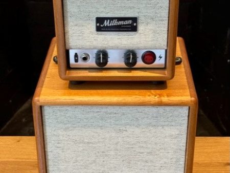 Milkman Sound Hi-Fi 5W Mini Amplifier Head & Cabinet w Jupiter and Carrying Case  *Milk Century Modern* Cheap