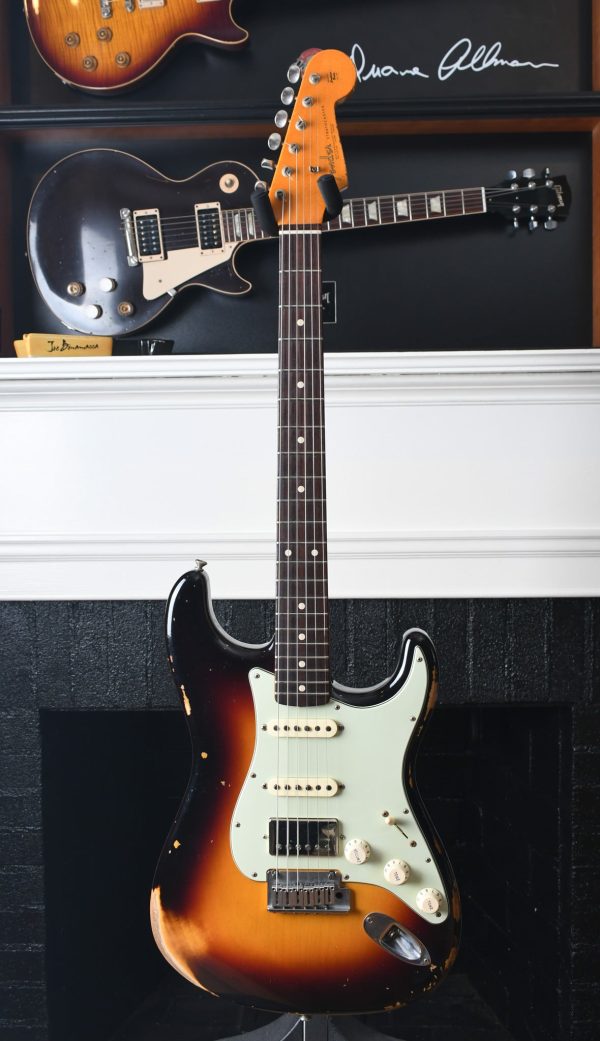 2016 Fender Custom Shop 1963 Stratocaster Relic Sunburst Online Sale