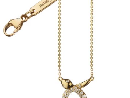 MRK Diamond Critter Snake Necklace For Discount