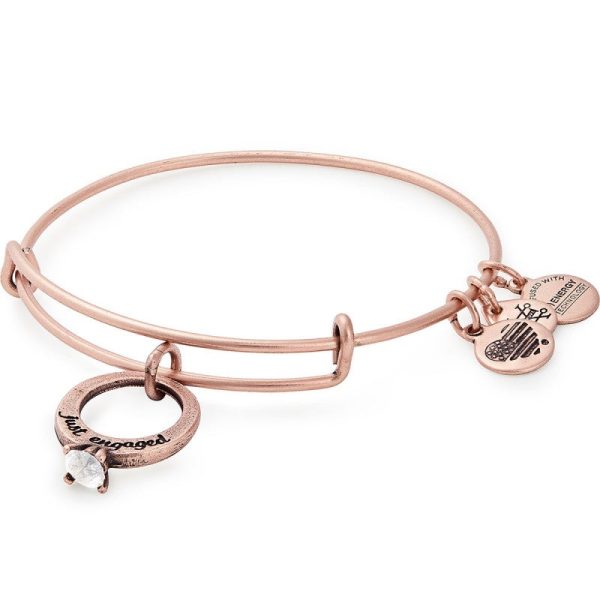 Just Engaged Charm Bangle Online Hot Sale