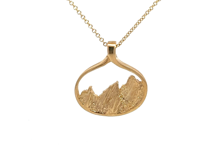 Studio W&H Gold Flatirons Pendant Online Hot Sale