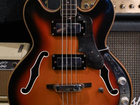 1968 Vox Sidewinder Bass Sunburst For Cheap